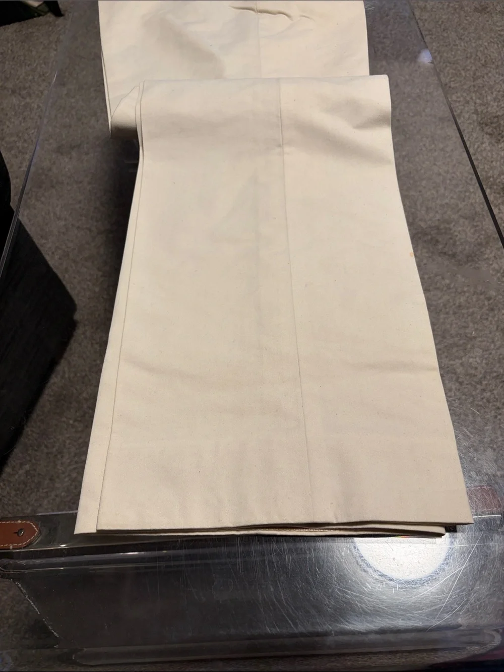 Gucci Cream Straight-Leg Chinos